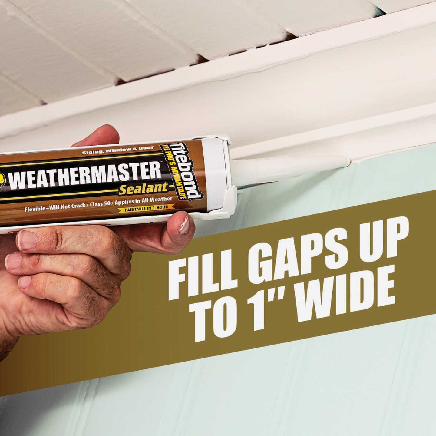 Titebond WeatherMaster 10.1 Oz. Polymer Sealant, 44601 Clay Image 6