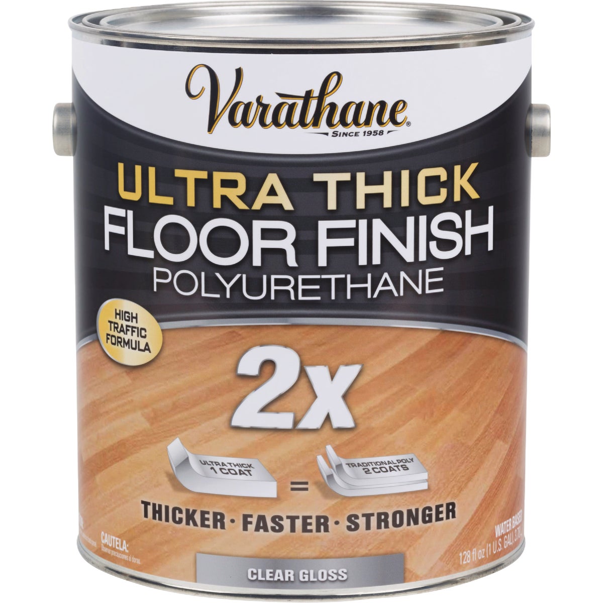 Varathane 1 Gal. Ultra Thick Clear Gloss Polyurethane Floor Finish Image 2