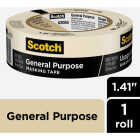 Scotch 1.41 x 60.1 Yd. General Purpose Painting Masking Tape Image 2