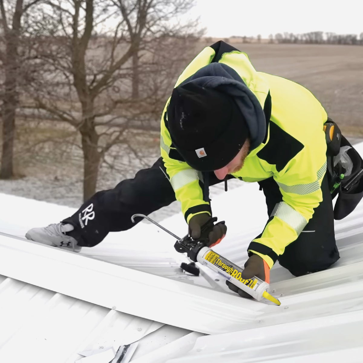 Through the Roof! 10.5 Oz. White Roof Sealant Image 3