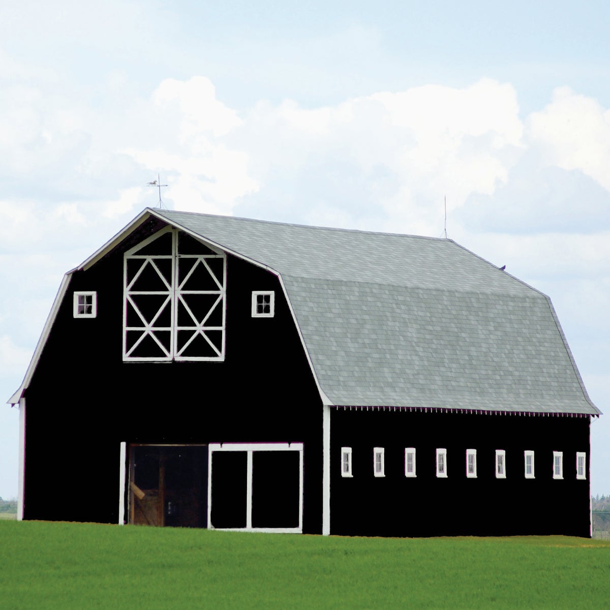 Valspar Alkyd Exterior Oil Paint & Primer In One Barn & Fence Paint, Black, 1 Gal. Image 3