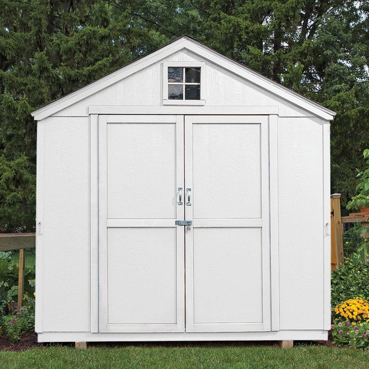 Valspar Oil Paint & Primer In One Low Sheen Barn & Fence Paint, White, 5 Gal. Image 5