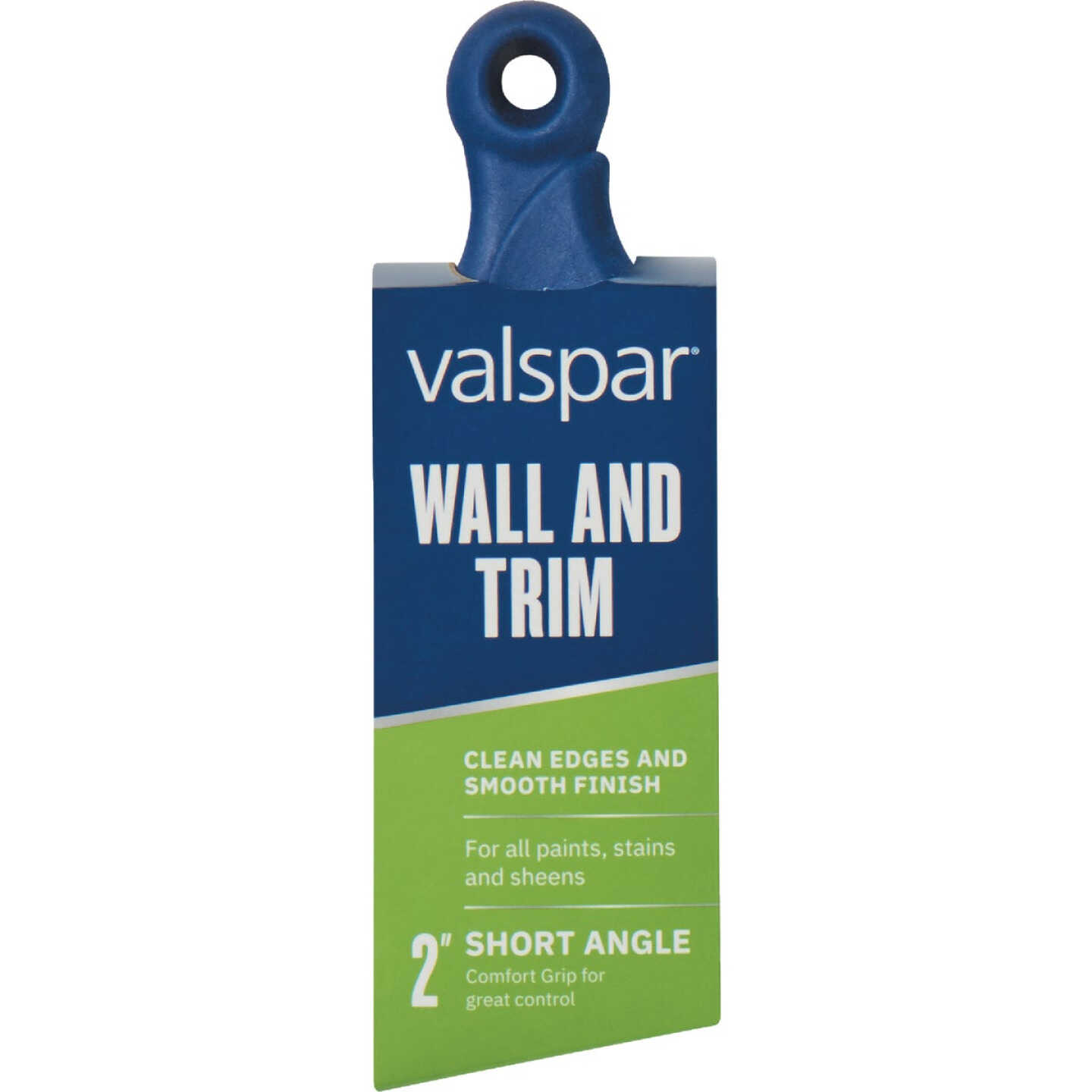 Valspar 2 In. Wall & Trim Short Angle Comfort Grip Paint Brush Image 1