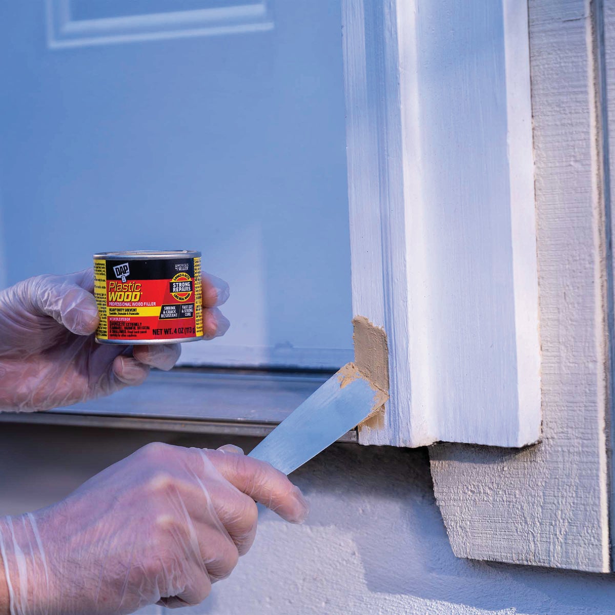 DAP Plastic Wood 4 Oz. Natural Solvent Professional Wood Filler Image 4