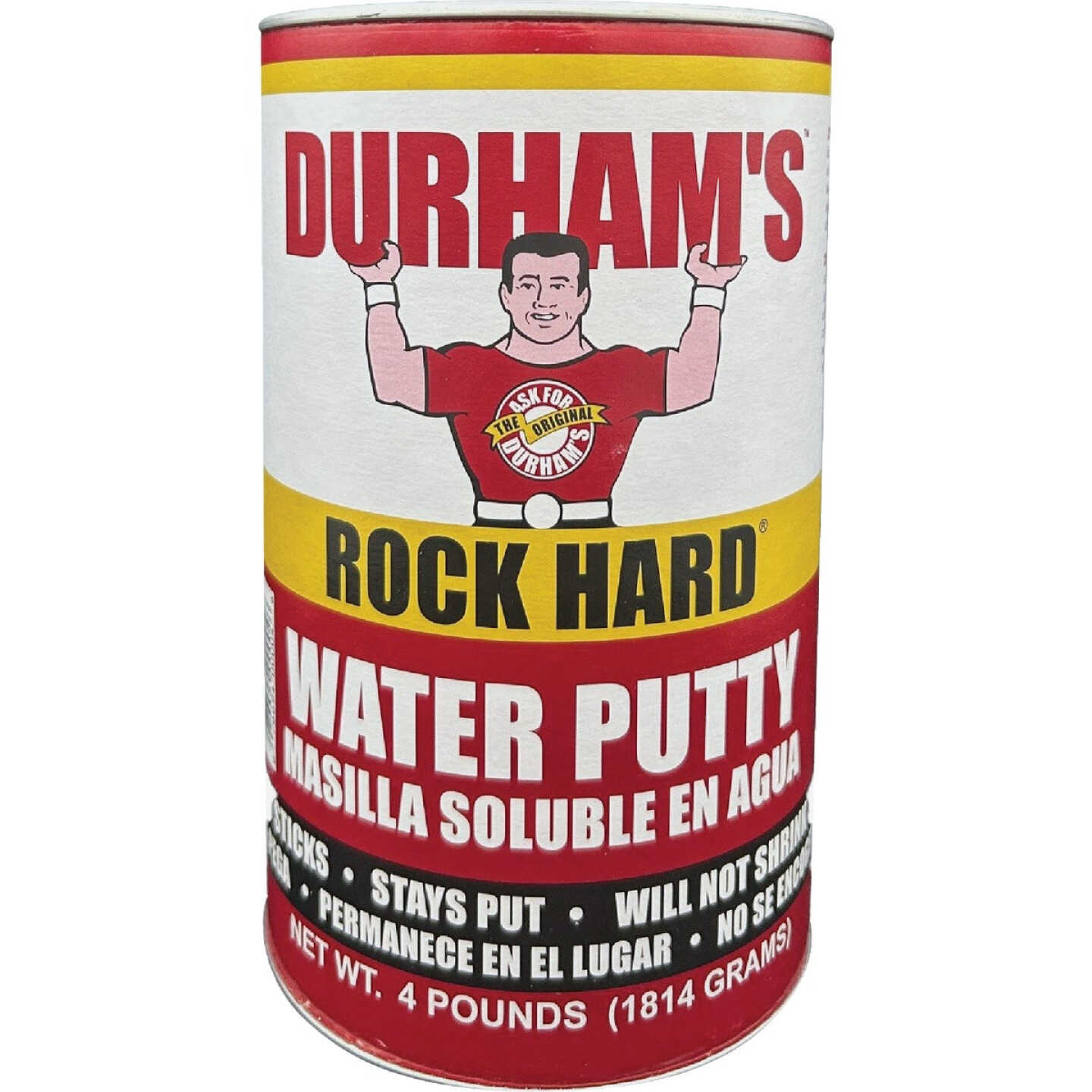 Durham's Rock Hard 4 Lb. Can Powder Water Putty Image 1