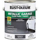 Rust-Oleum Metallic Garage Floor Paint + Primer, 1 Gal., Gunmetal Gray Image 2
