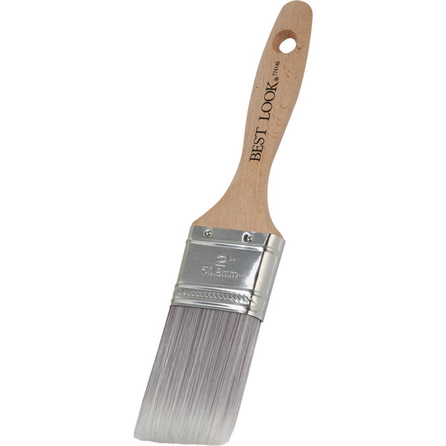 Best Look Premium 2 In. Flat Nylyn Paint Brush Image 3
