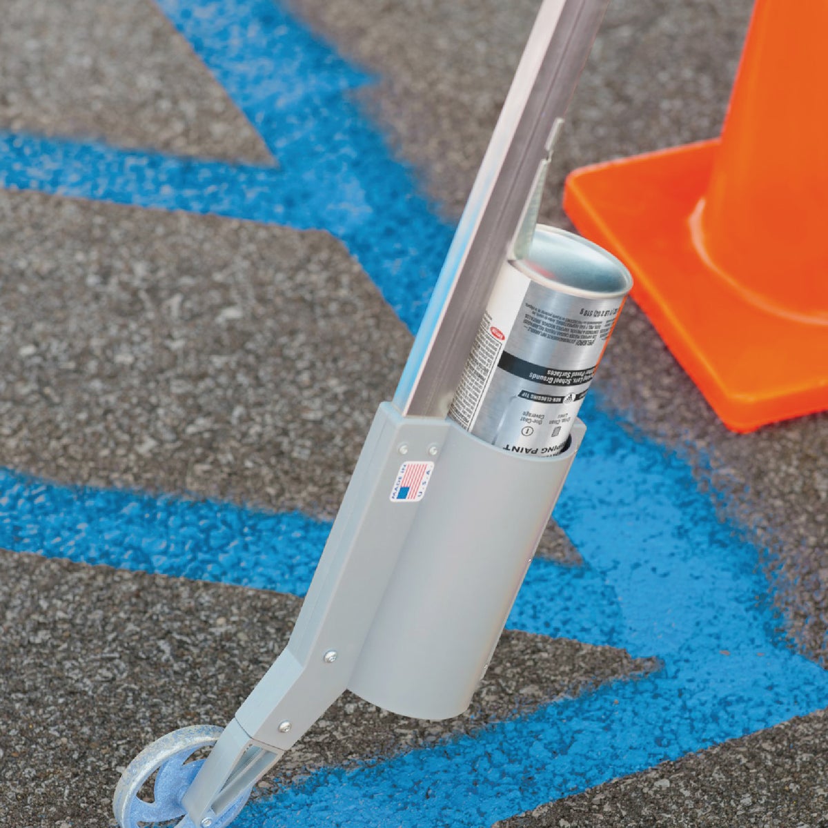 Krylon Industrial 8302 SB Accessibility Blue Striping Paint Image 3