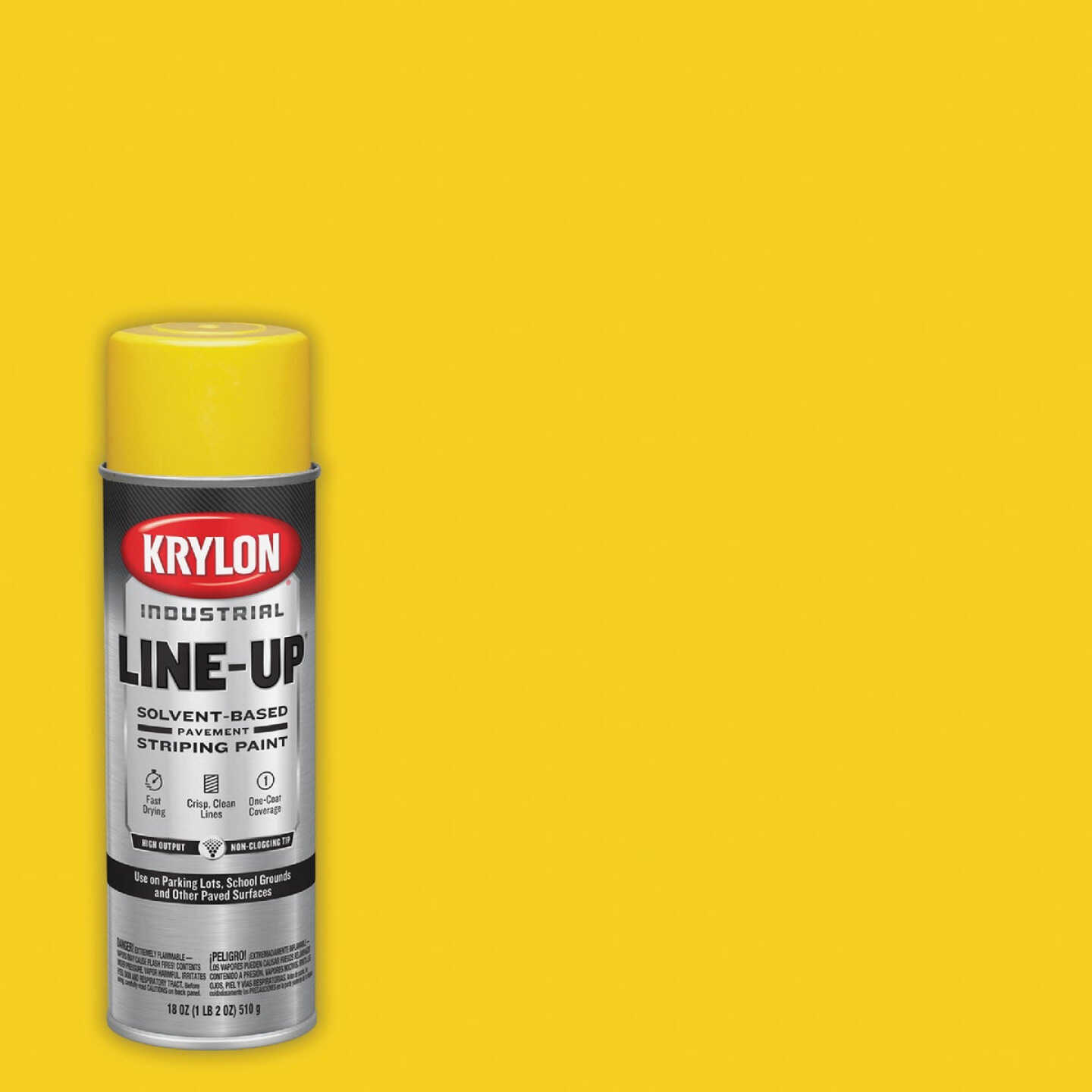 Krylon Industrial 8301 SB Highway Yellow Striping Paint Image 1