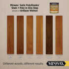 Minwax Polyshades 1/2 Pt. Satin Stain & Finish Polyurethane In 1-Step, Antique Walnut Image 3