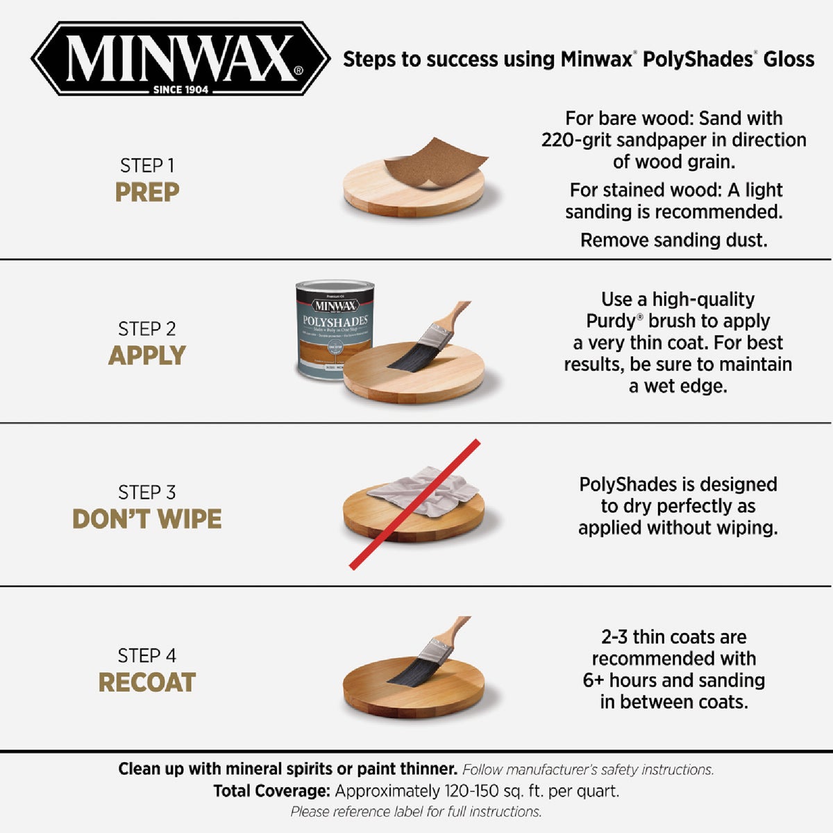 Minwax Polyshades 1/2 Pt. Gloss Stain & Finish Polyurethane In 1-Step, Honey Pine Image 5