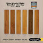 Minwax Polyshades 1/2 Pt. Gloss Stain & Finish Polyurethane In 1-Step, Pecan Image 3