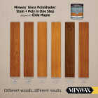 Minwax Polyshades 1/2 Pt. Gloss Stain & Finish Polyurethane In 1-Step, Olde Maple Image 3