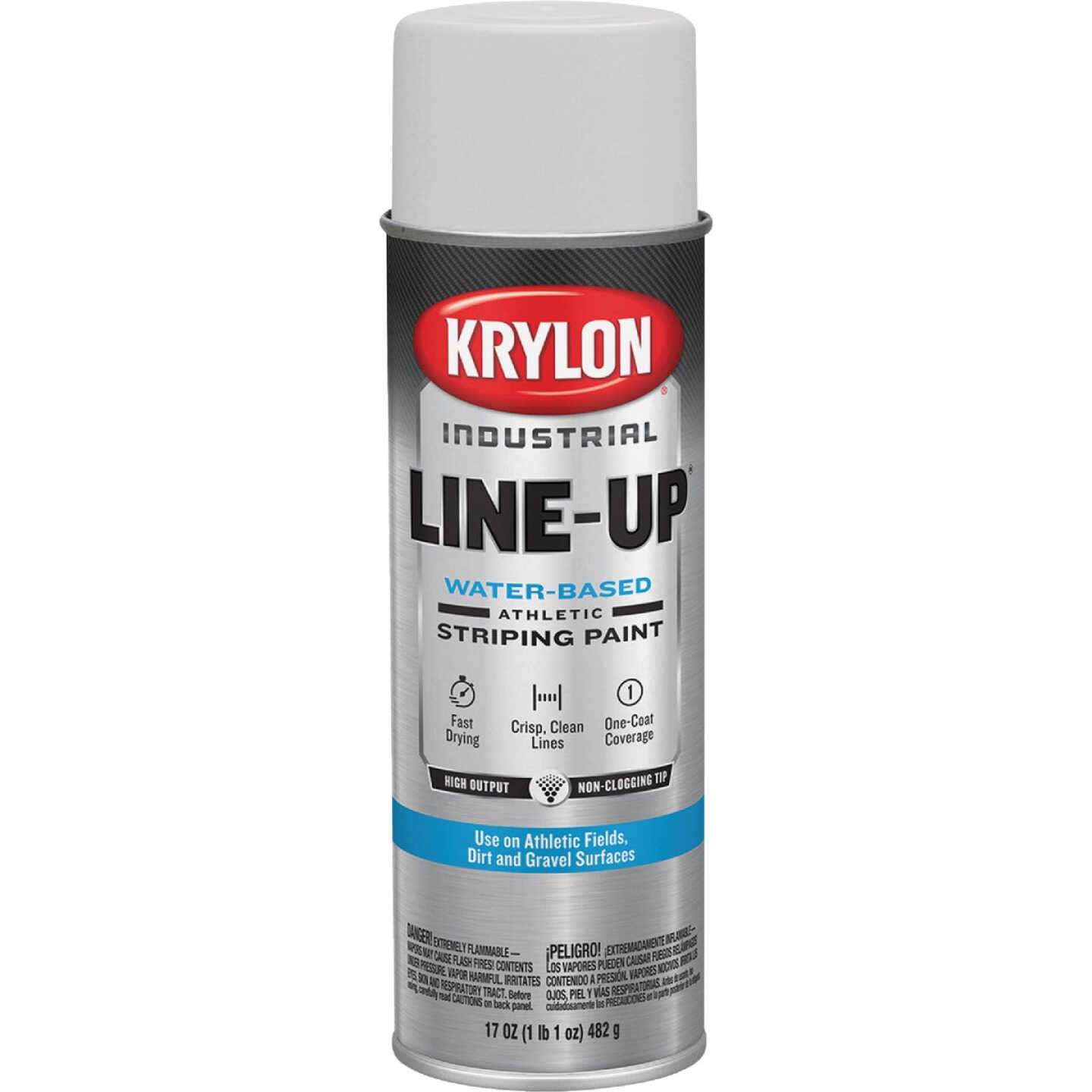 Krylon Industrial 8305 WB Athletic White Striping Paint Image 4