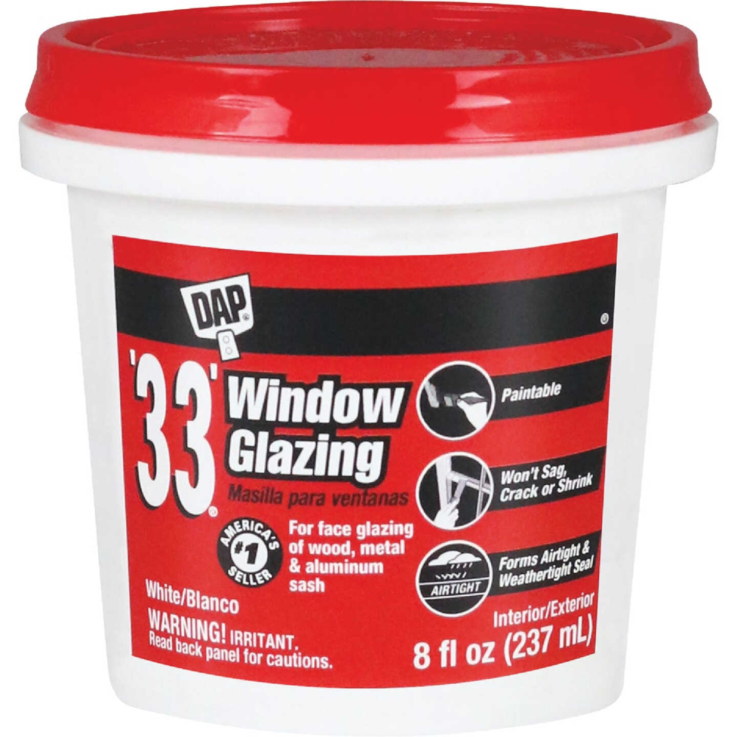 DAP 33 8 Oz. Glazing Compound Image 1