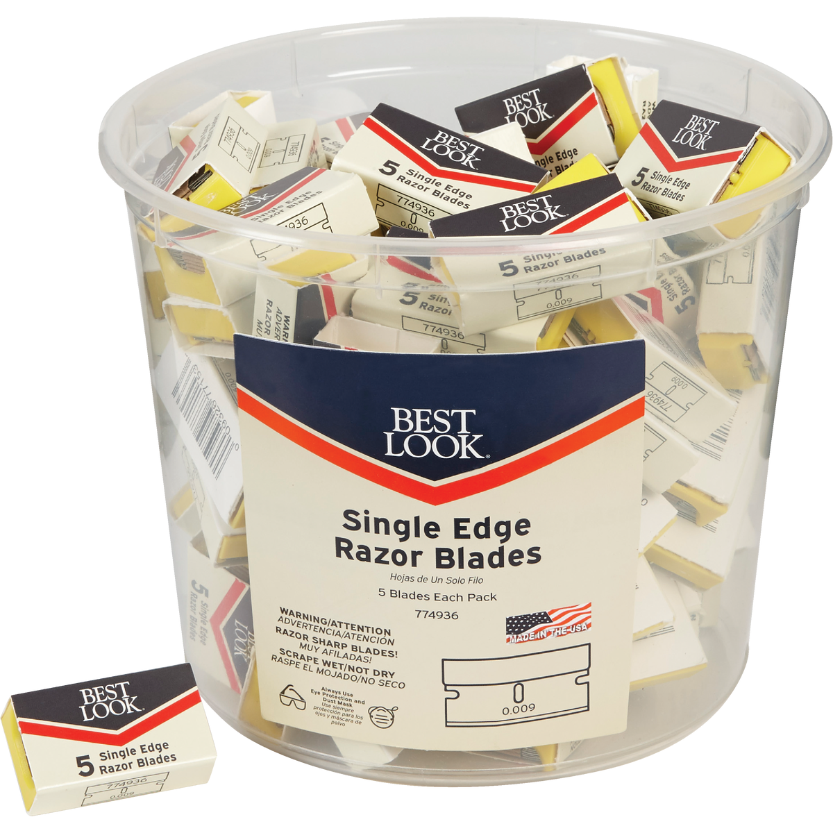 Best Look Single Edge Razor Blades (5-Pack)