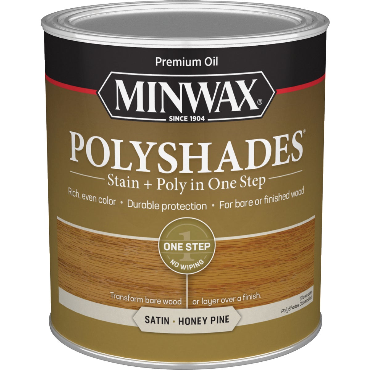Minwax Polyshades 1 Qt. Satin Stain & Finish Polyurethane In 1-Step, Honey Pine Image 7