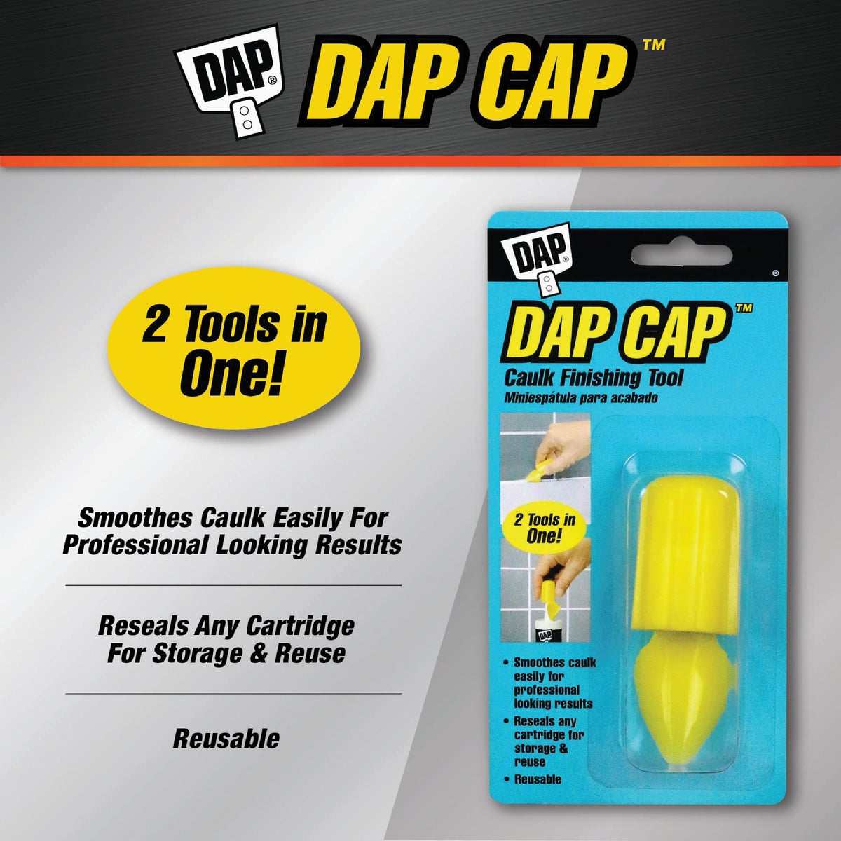 Dap Cap Caulk Finishing Tool Image 2