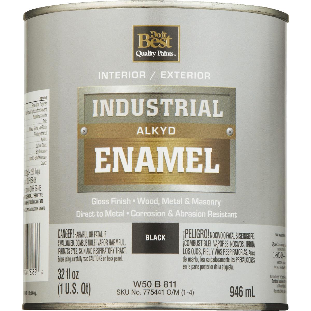 GLS BLACK ALKYD PAINT Image 1