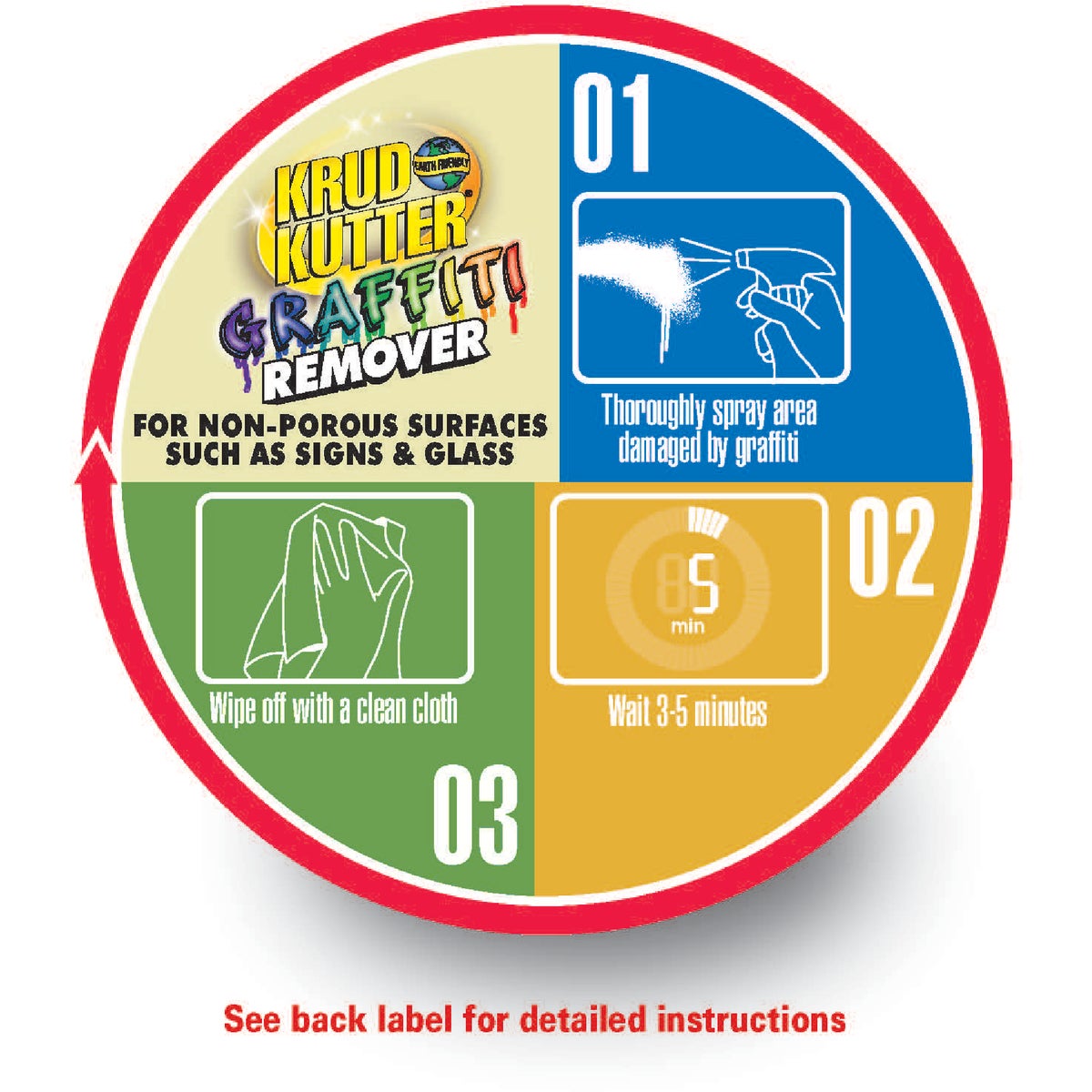 Krud Kutter 32 Oz. Trigger Spray Graffiti Remover Spray Image 7