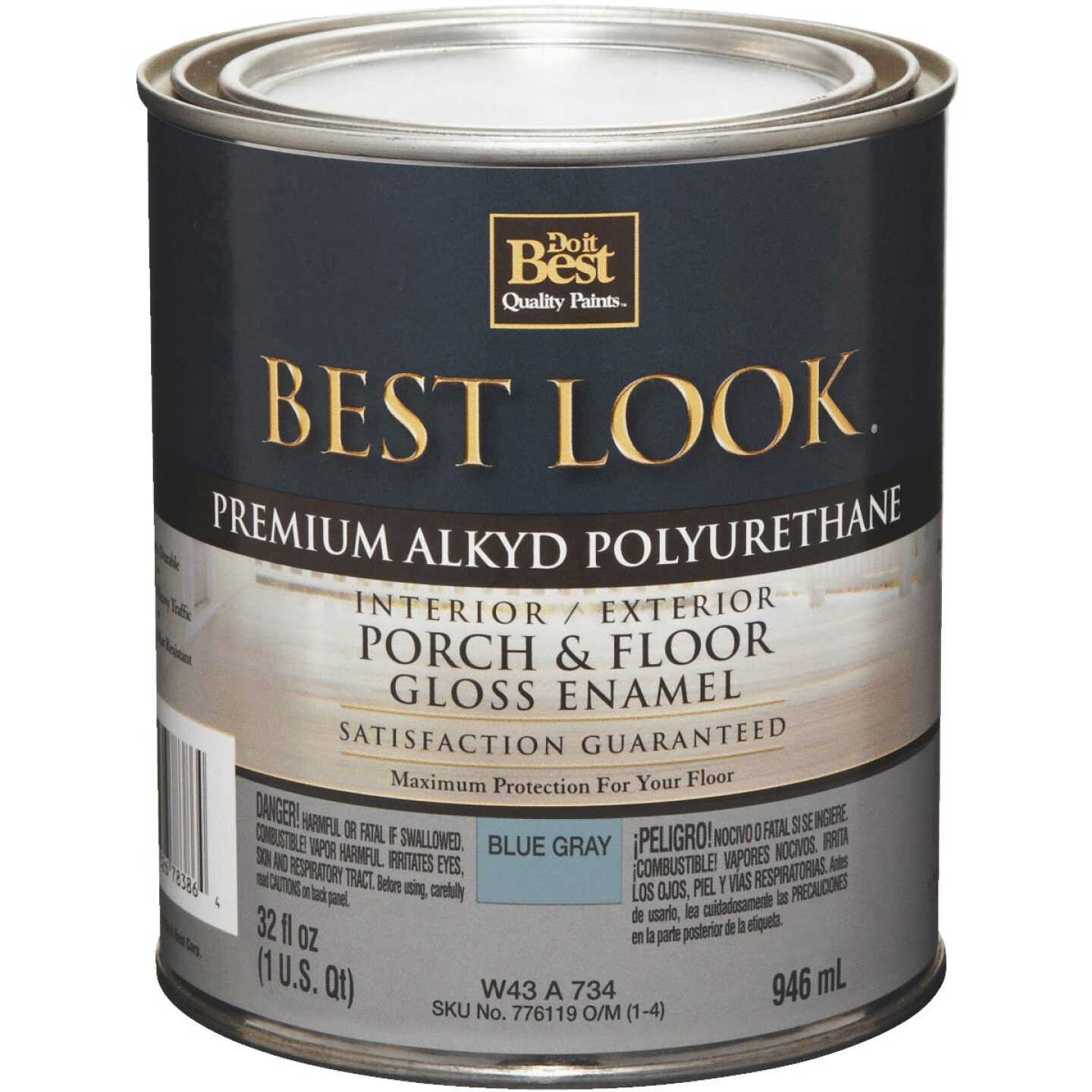 BL GRAY POLY FLOOR PAINT Image 1