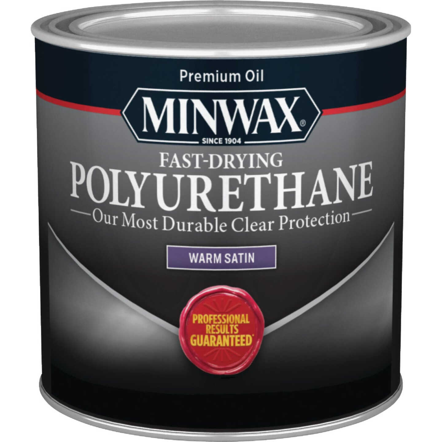 Minwax Satin Fast-Drying Interior Polyurethane, 1/2 Pt. Image 1