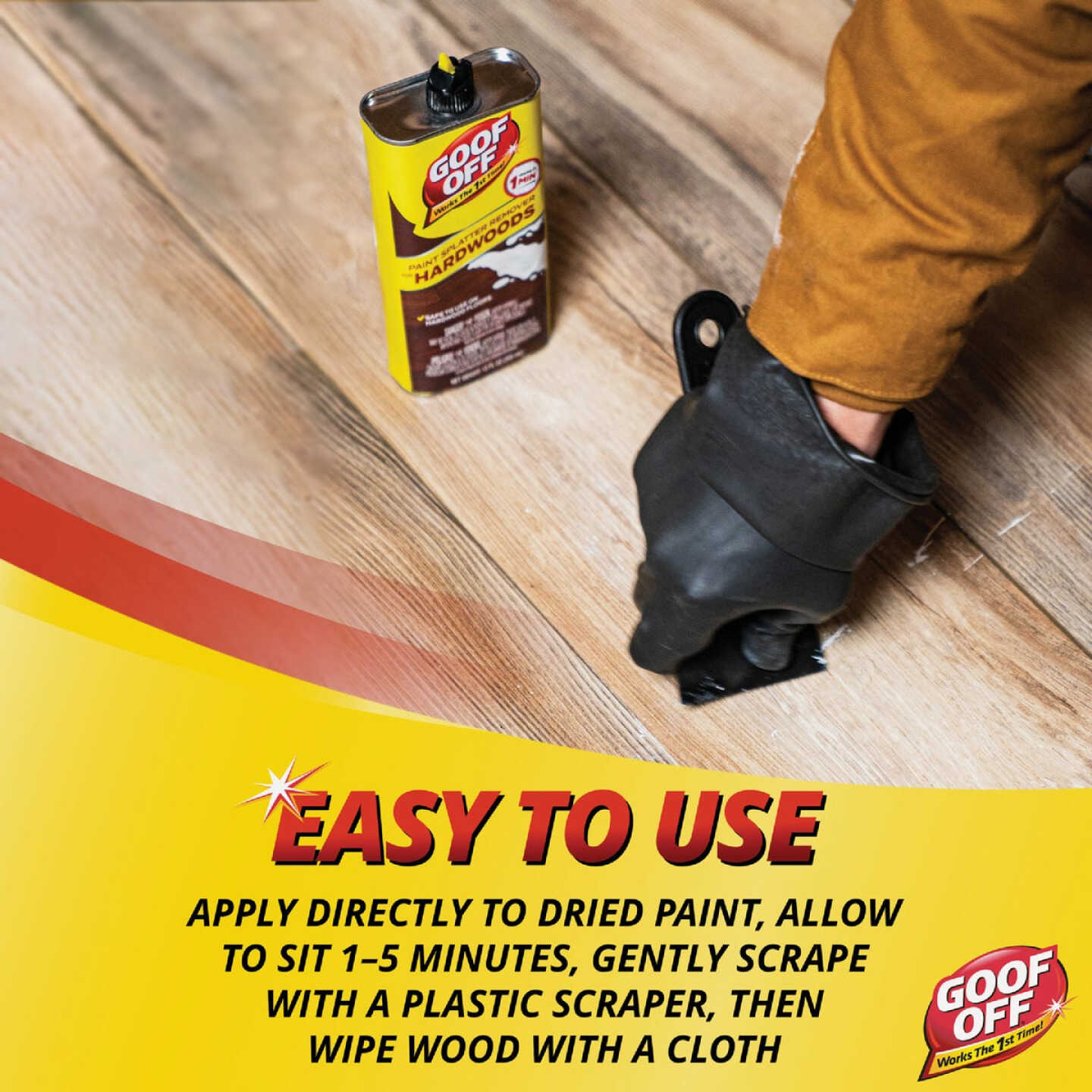 Goof Off 12 Oz. Hardwood Floor Paint Splatter Remover Image 4