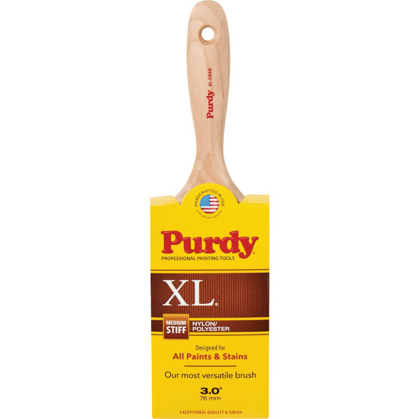 Purdy XL Swan 3 In. Flat Wall Paint Brush Image 1