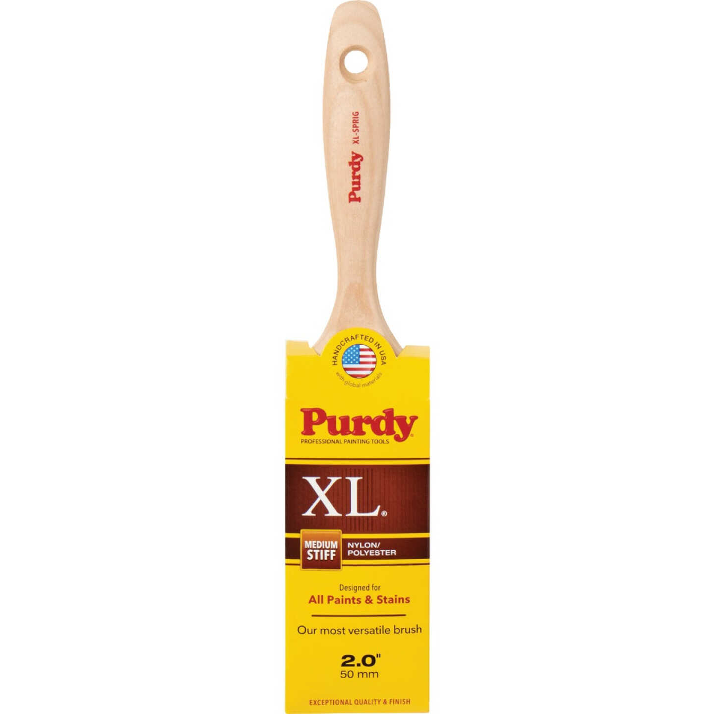 Purdy XL Sprig 2 In. Flat Trim Paint Brush Image 1