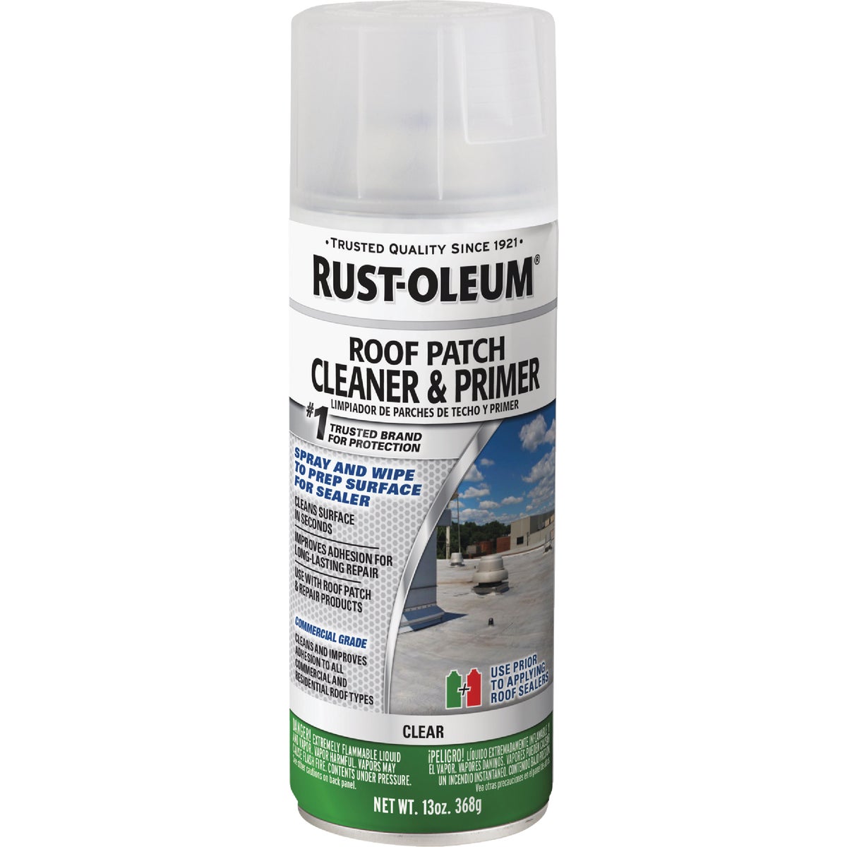 Rust-Oleum 13 Oz. Clear Roofing Patch Cleaner & Primer Spray Image 5