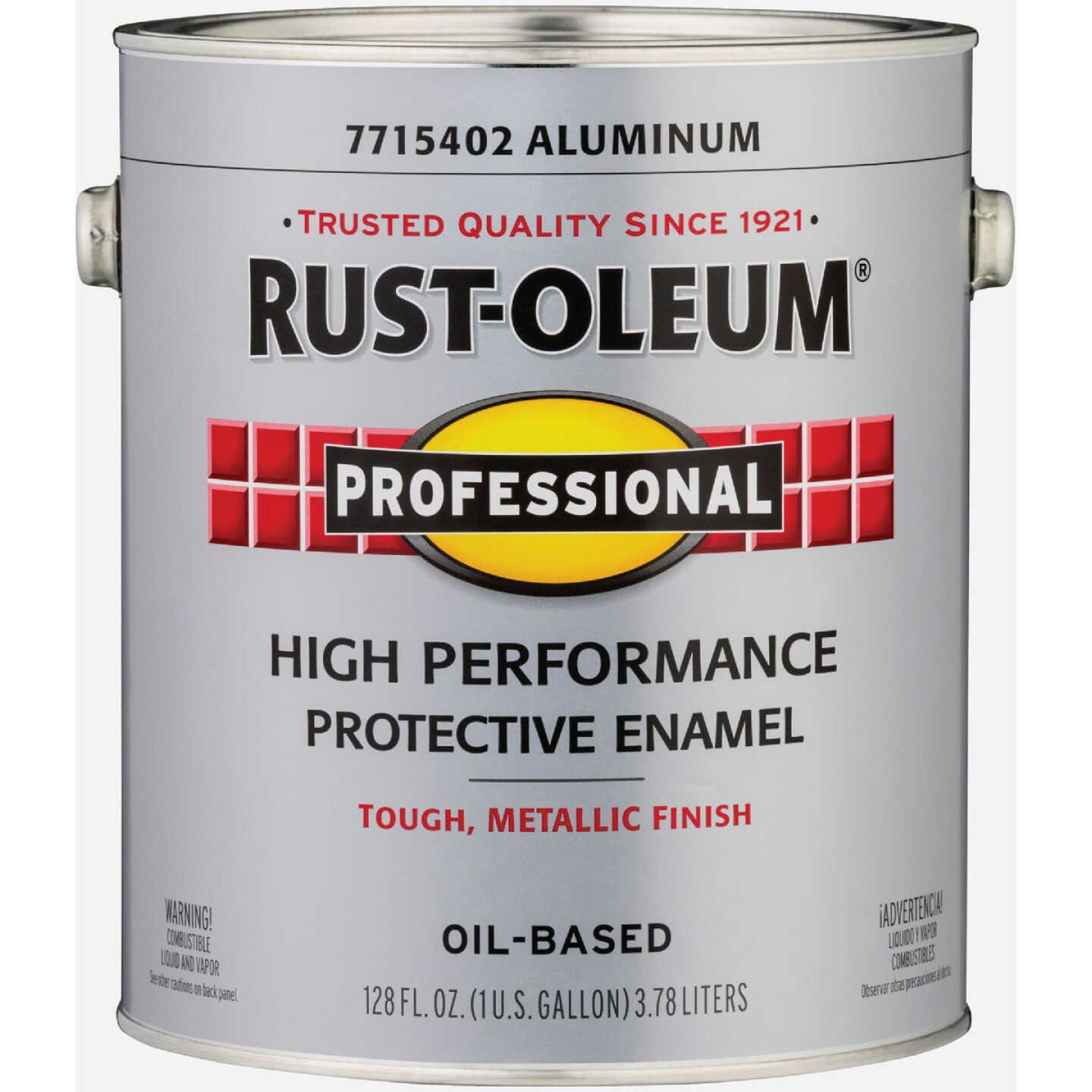 Rust-Oleum Professional DTM Oil Based Gloss Protective Rust Control Enamel, Aluminum, 1 Gal. Image 5