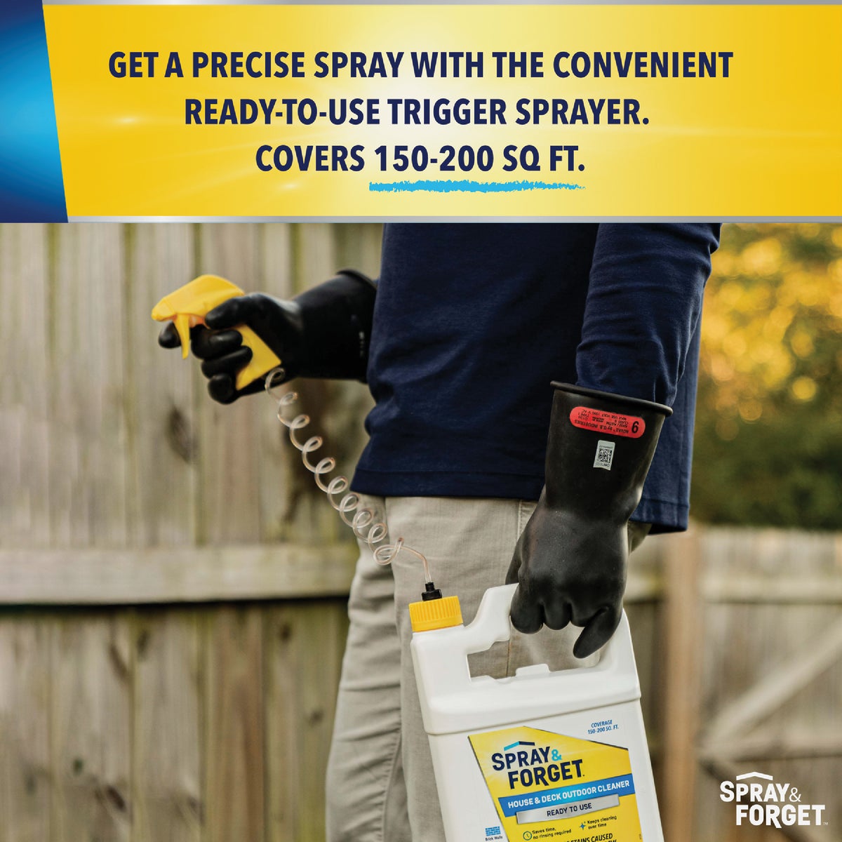 Spray & Forget 1 Gal. Ready-to-Use House & Deck Outdoor Cleaner Image 5