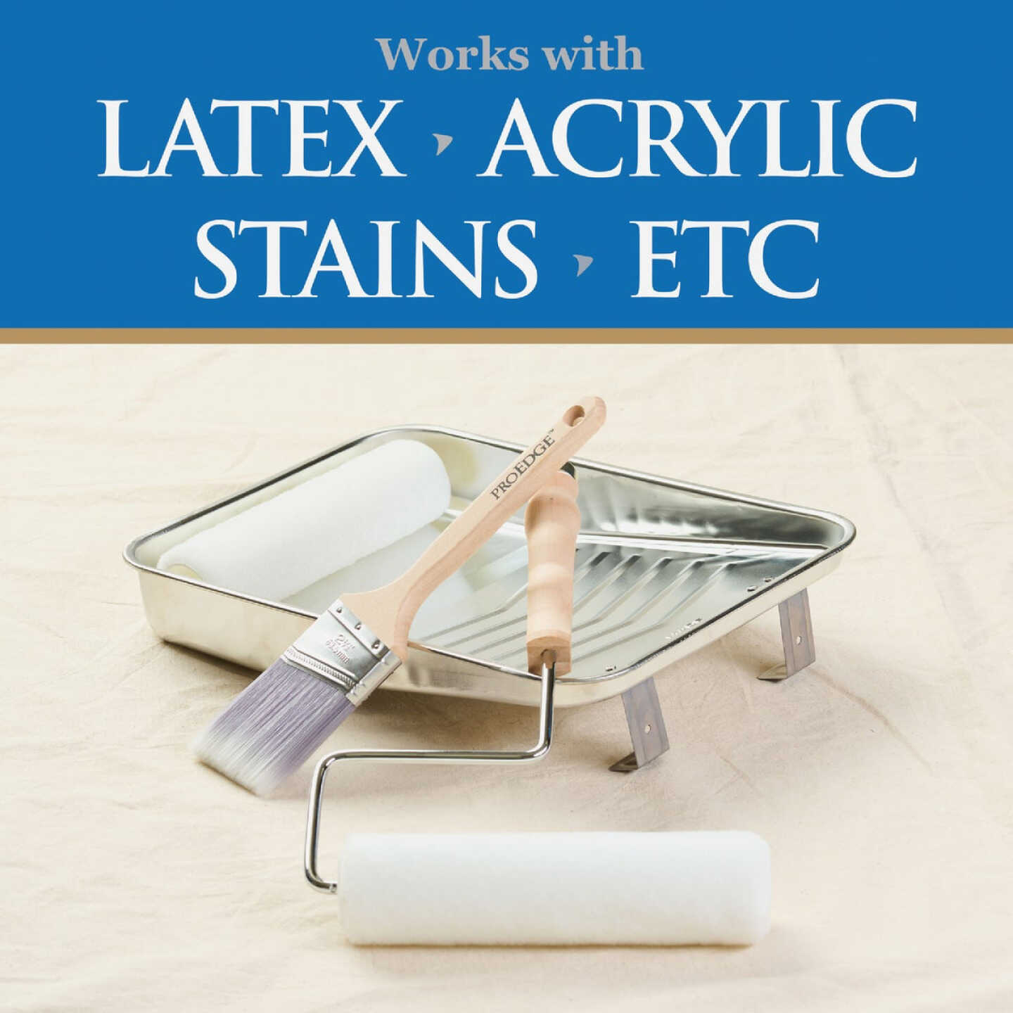 Linzer Pro Edge 9 In. x 1/4 In. Woven Fabric Roller Cover Image 8