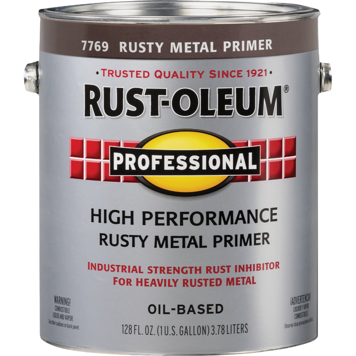 Rust-Oleum Professional High Performance Rusty Metal Primer, Red/Brown, 1 Gal. Image 6