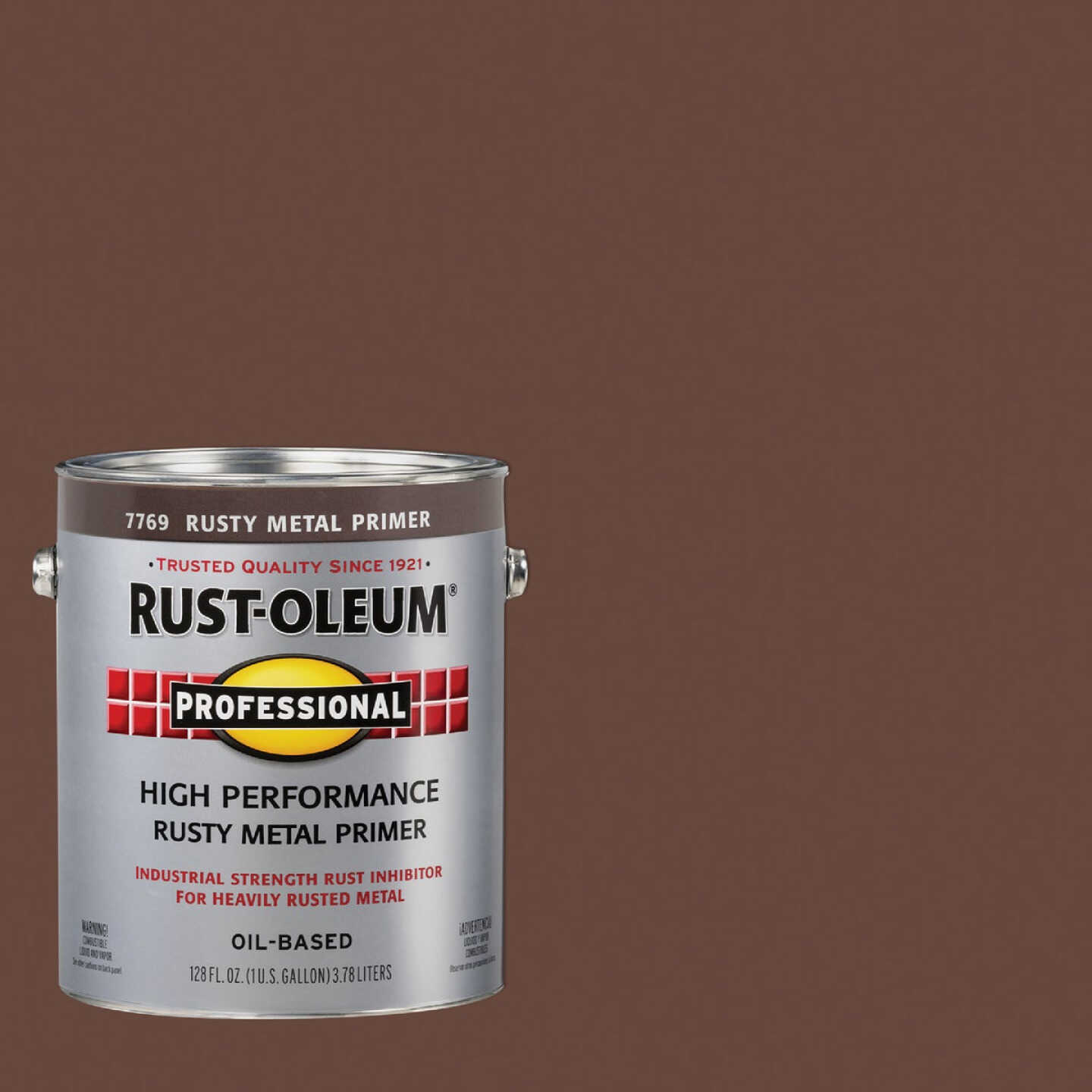 Rust-Oleum Professional High Performance Rusty Metal Primer, Red/Brown, 1 Gal. Image 1