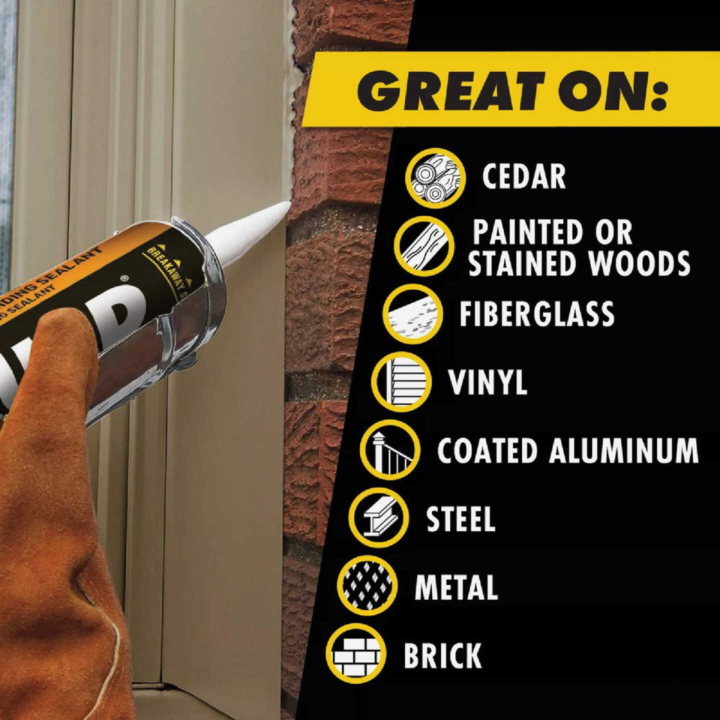 OSI QUAD 10 Oz. Window, Door & Siding Polymer Sealant, Bronze Image 6