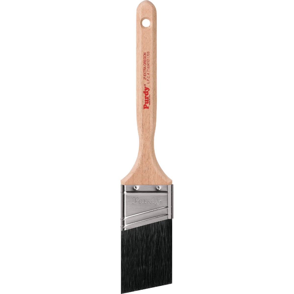 Purdy Black Bristle Extra Oregon 2 In. Angular Trim Paint Brush Image 7