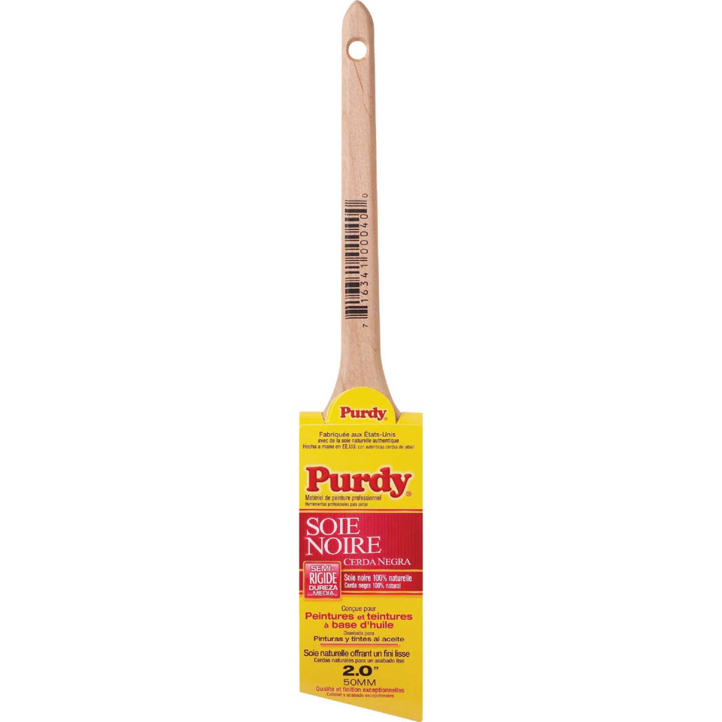 Purdy Black Bristle 2 In. Angular Trim Paint Brush Image 6