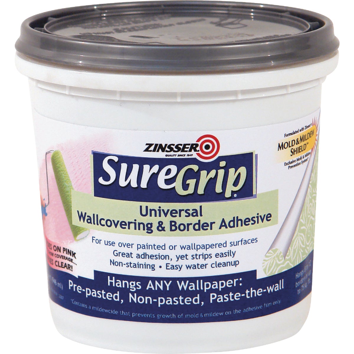 Zinsser SureGrip 1 Qt. Universal Border & Wallcovering Adhesive Image 2