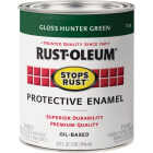 Rust-Oleum Stops Rust Oil Based Gloss Protective Rust Control Enamel, Hunter Green, 1 Qt. Image 7