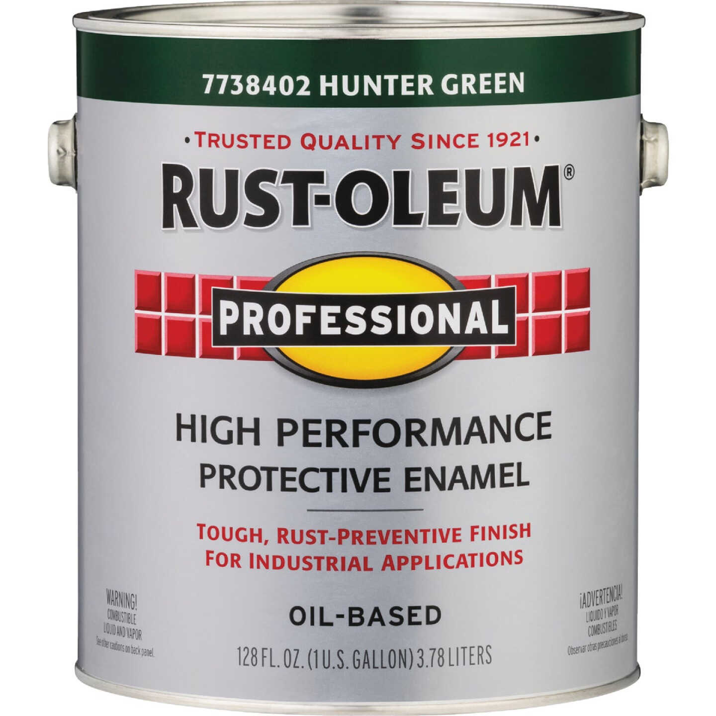 Rust-Oleum Professional DTM Oil Based Gloss Protective Rust Control Enamel, Hunter Green, 1 Gal. Image 1