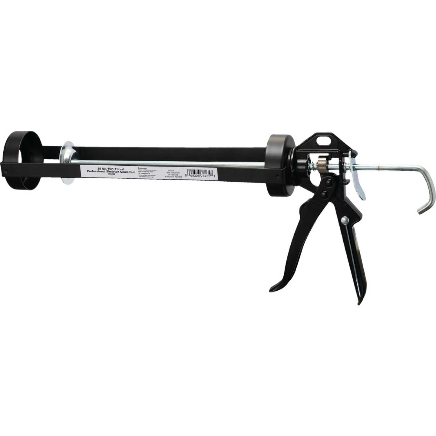 29 Oz. 16:1 Thrust Professional Skeleton Caulk Gun Image 1
