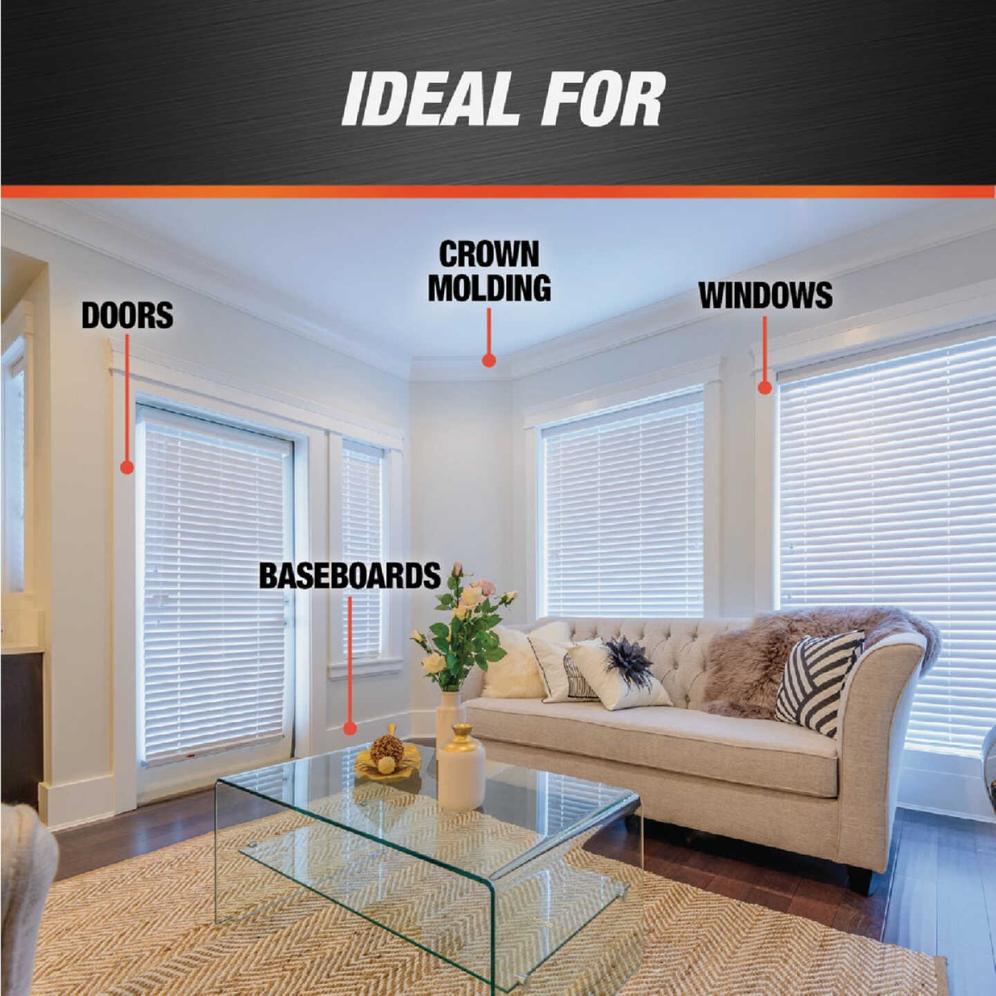 Dap Dynaflex 230 10.1 Oz. 100% Waterproof Window, Door, Siding & Trim Elastomeric Sealant, Brown Image 6