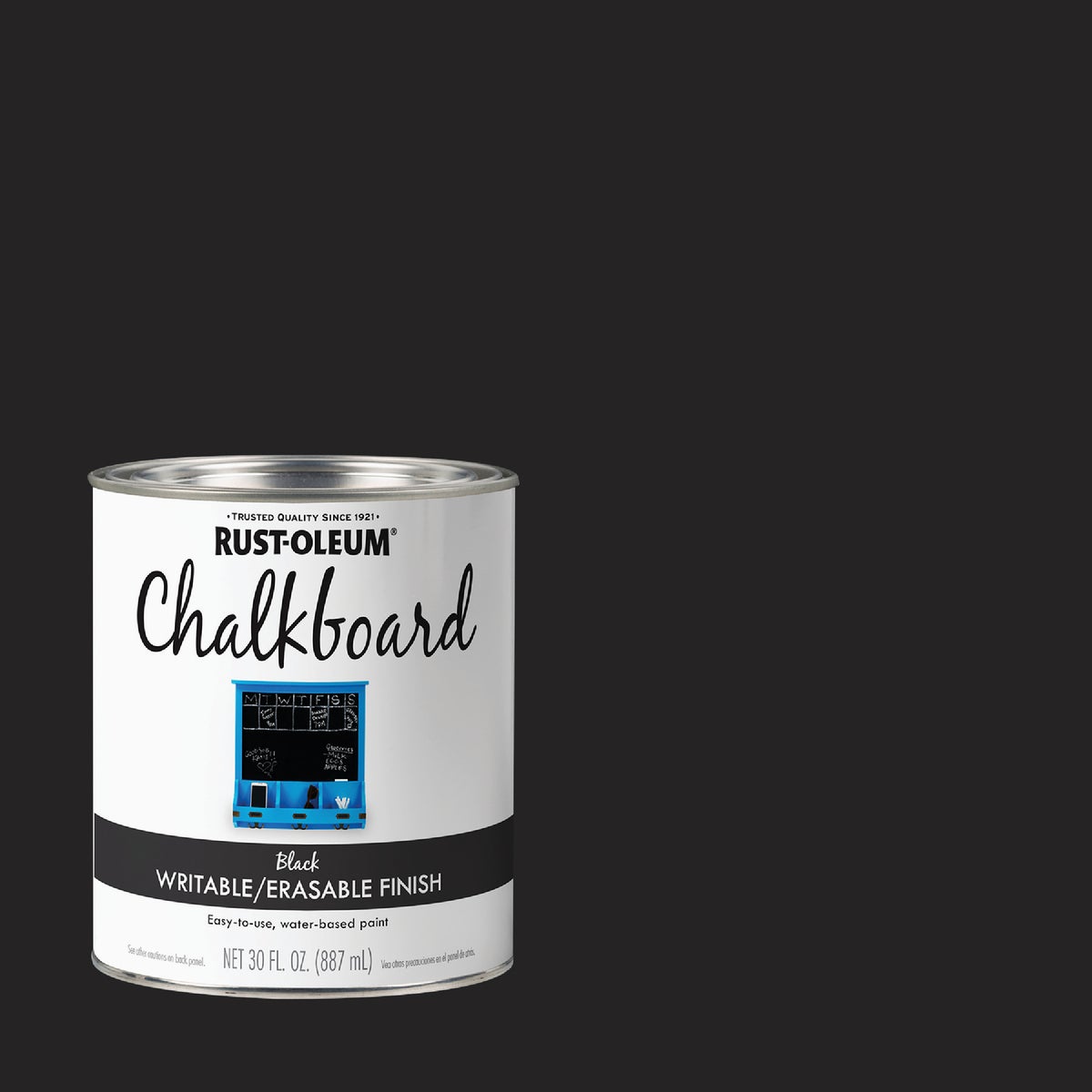 Rust-Oleum Black Quart Flat Chalk Board Paint