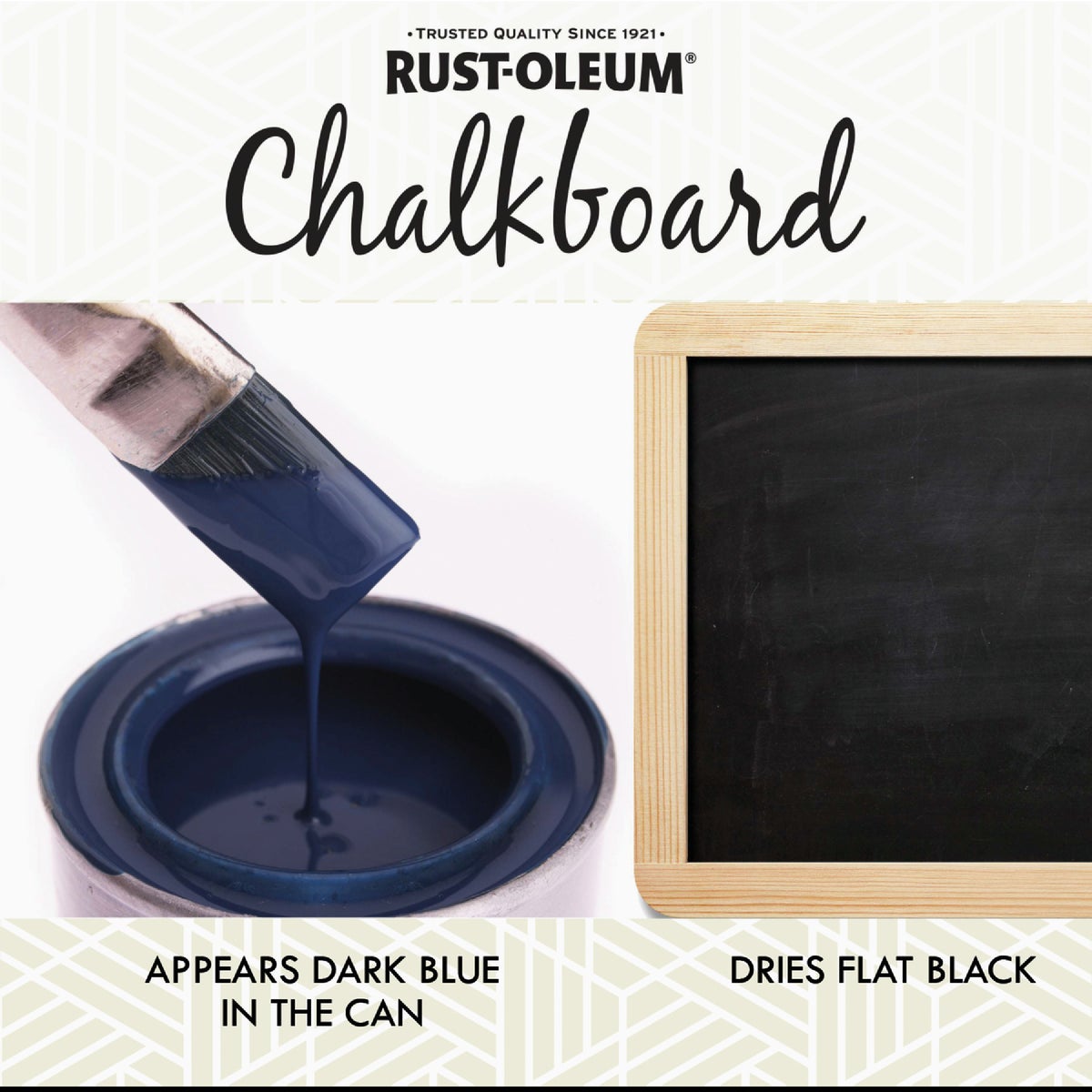Rust-Oleum Black Quart Flat Chalk Board Paint Image 2