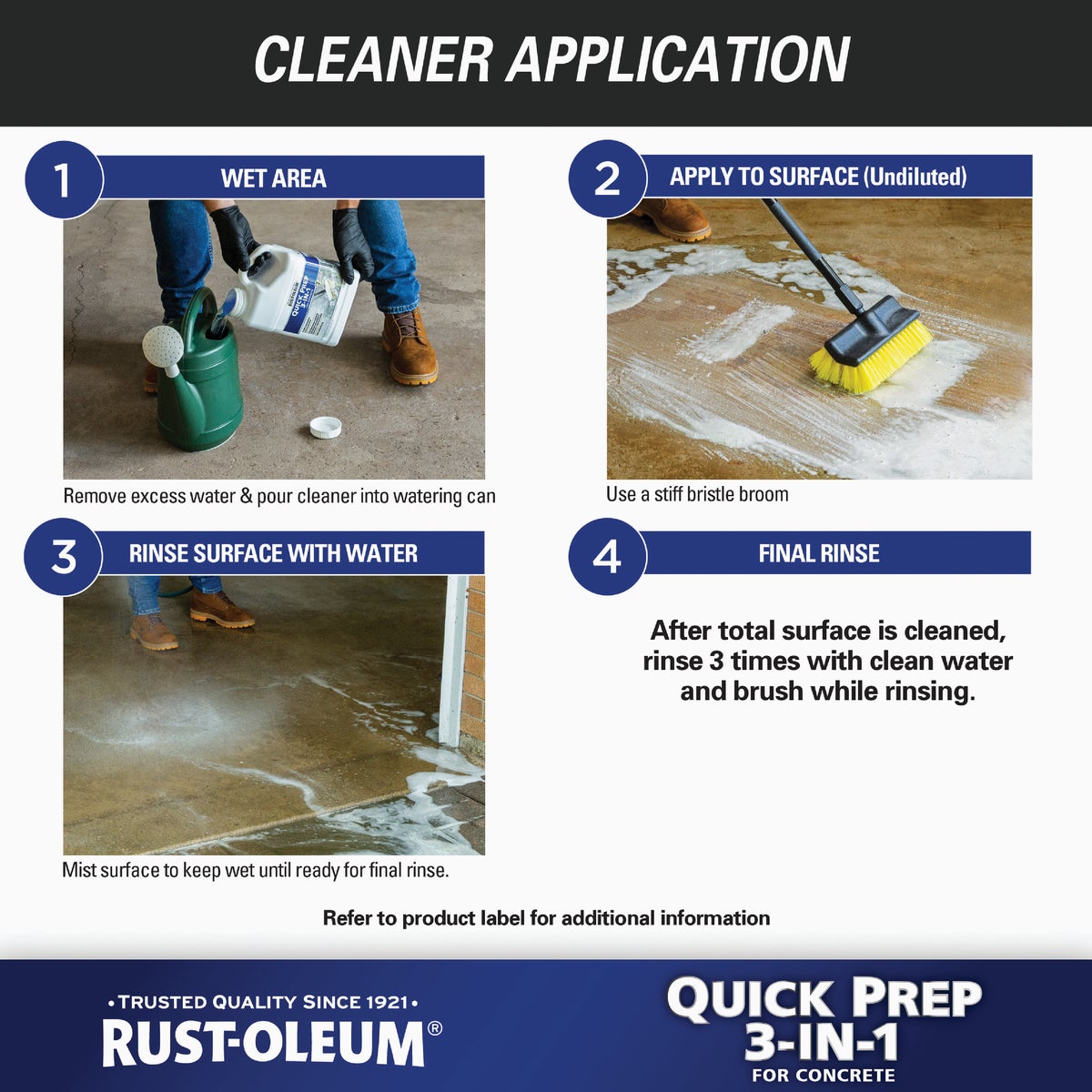 Rust-Oleum 1 Gal. Quick Prep 3-In-1 Cleaner, Degreaser & Etch Image 6