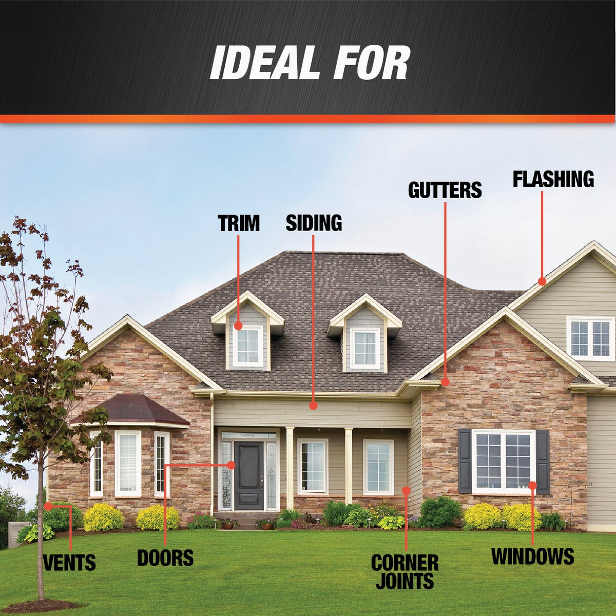 DAP 9.8 Oz. Window, Door & Siding Silicone Sealant, Aluminum Image 4