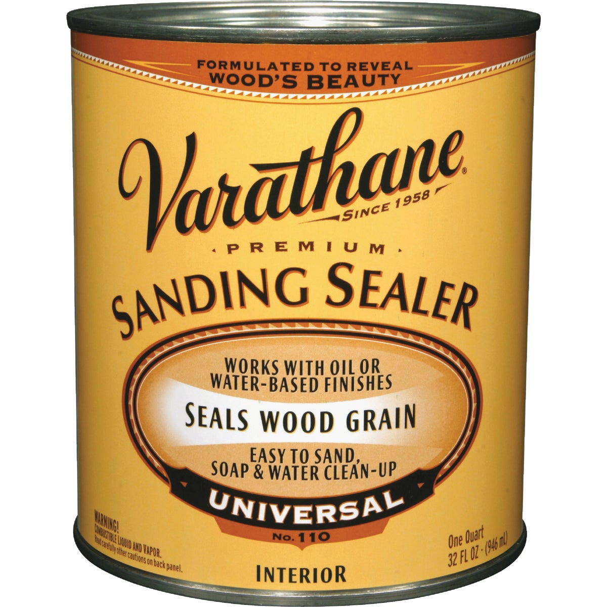 Varathane Clear Acrylic Sanding Sealer, 1 Qt. Image 2