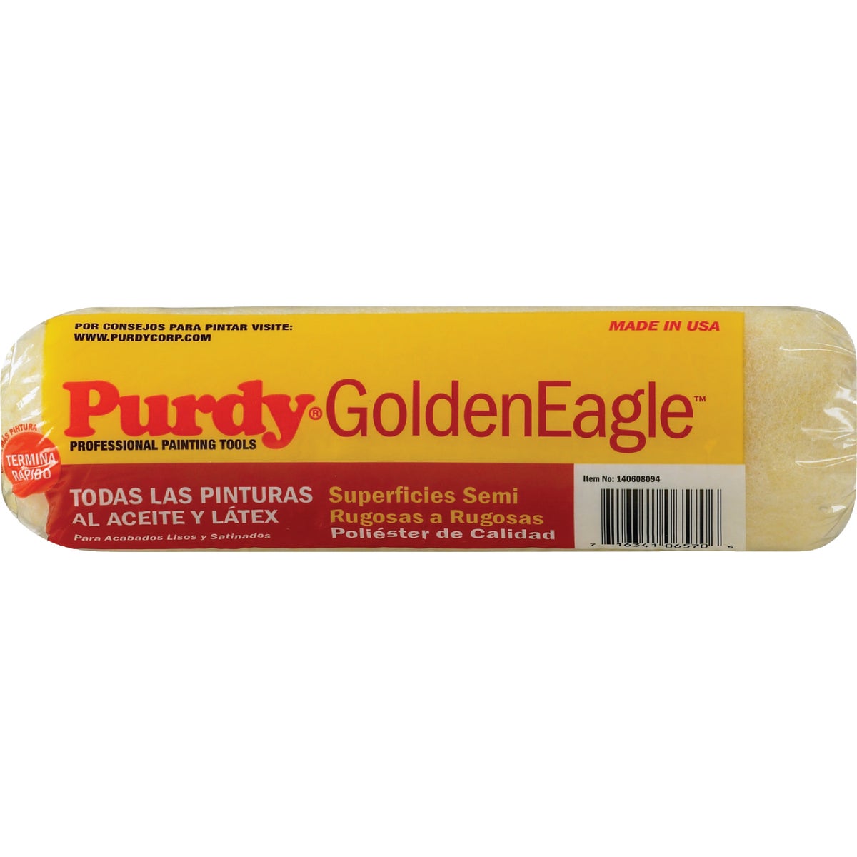 Purdy Golden Eagle 9 In. x 3/4 In. Knit Fabric Roller Cover Image 6