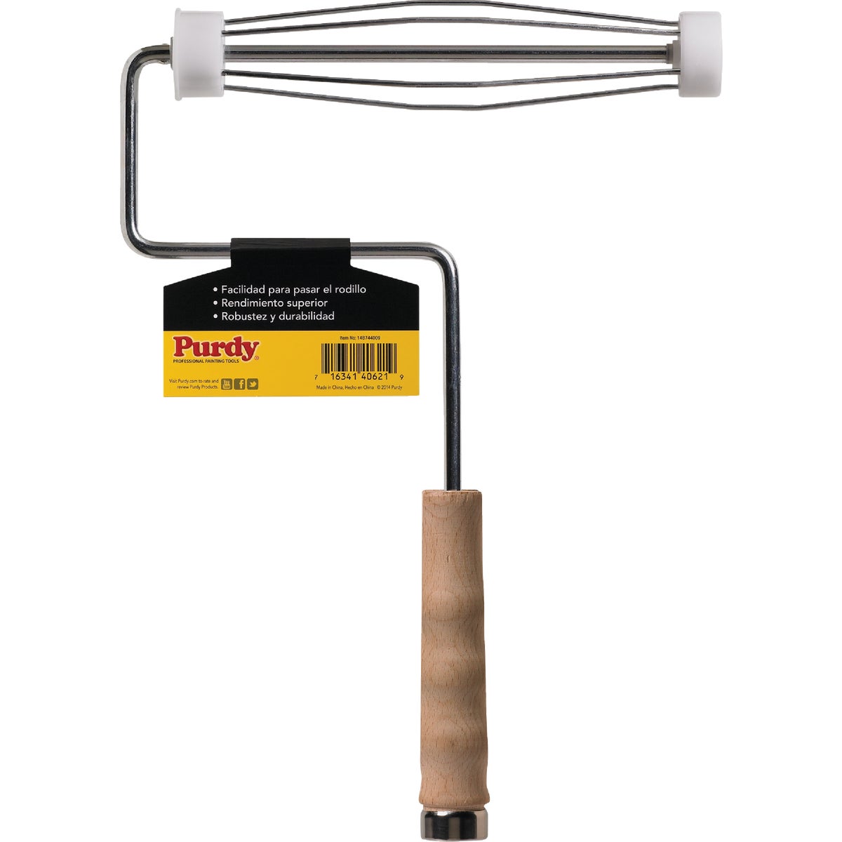 Purdy 9 In. 5-Wire Threaded Roller Frame Image 2